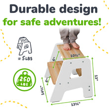 Load image into Gallery viewer, 2-Step Stool for Kids
