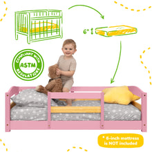 Load image into Gallery viewer, Floor Bed - Crib Size
