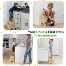 Load image into Gallery viewer, 2-Step Stool for Kids