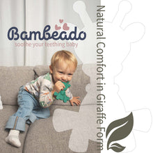 Load image into Gallery viewer, The Little Bamber - Green - Natural Rubber & Baltic Amber Teething Toy