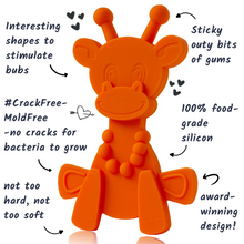 Load image into Gallery viewer, Little bamBAM Baby Teething Toy – Orange