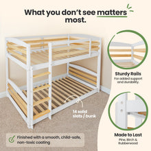 Load image into Gallery viewer, Solid Wood Kids Bunk Bed