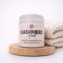 Load image into Gallery viewer, Artisan Tallow Body Butter Cashmere Cloud – Rich Hydration & Cozy Scent