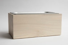 Load image into Gallery viewer, Countertop Compost Bin - Noaway© in Magnolia Wood and Stainless Steel
