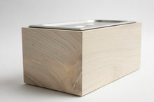 Load image into Gallery viewer, Countertop Compost Bin - Noaway© in Magnolia Wood and Stainless Steel