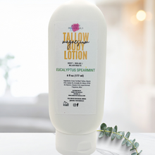 Load image into Gallery viewer, Magnesium Tallow Lotion Spearmint Eucalyptus | Cool Relief