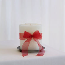 Load image into Gallery viewer, 200h Burn | GRAND Beeswax Pillar Candle | Natural White