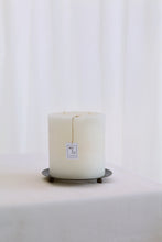 Load image into Gallery viewer, 200h Burn | GRAND Beeswax Pillar Candle | Natural White