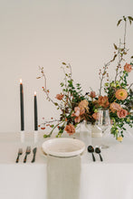 Load image into Gallery viewer, Charcoal | Dipped Beeswax Taper Candles