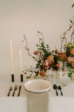 Load image into Gallery viewer, Natural White | Dipped Beeswax Taper Candles