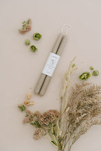 Load image into Gallery viewer, Clay | Dipped Beeswax Taper Candles