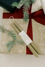 Load image into Gallery viewer, Limited Edition! Bayberry Dipped Taper Candles