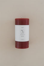 Load image into Gallery viewer, Berry Red | Beeswax Pillar Candle