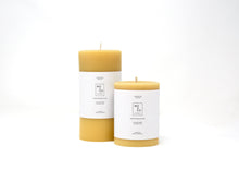 Load image into Gallery viewer, Natural Gold | Beeswax Pillar Candle