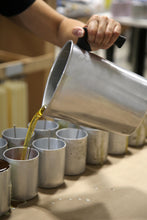 Load image into Gallery viewer, Natural Gold | Beeswax Pillar Candle