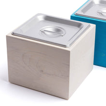 Load image into Gallery viewer, Countertop Compost Bin - Noaway© in Magnolia Wood and Stainless Steel