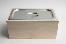 Load image into Gallery viewer, Countertop Compost Bin - Noaway© in Magnolia Wood and Stainless Steel