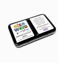 Load image into Gallery viewer, Watercolor Set - Travel-Friendly Metal Palette - 12 Colors by Elsewhere, Unplug