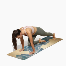 Load image into Gallery viewer, Shakti Warrior - Natural Rubber + Recycled Microfiber Yoga Mat