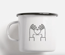 Load image into Gallery viewer, Hand Printed Enamel Mugs by Typealive