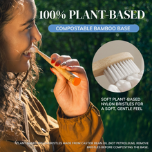 Load image into Gallery viewer, Bamboo Toothbrush By MABLE - Four Pack - Original