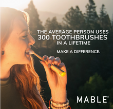 Load image into Gallery viewer, Bamboo Toothbrush By MABLE - Four Pack - Original