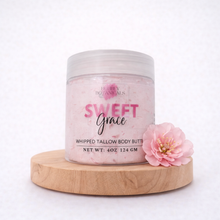 Load image into Gallery viewer, Artisan Tallow Body Butter – Sweet Grace Type | Rich Hydration & Floral Scent
