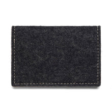 Load image into Gallery viewer, Felt and Leather Bifold Wallet