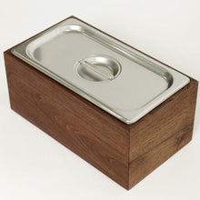 Load image into Gallery viewer, Countertop Compost Bin - Noaway© in Walnut Wood and Stainless Steel