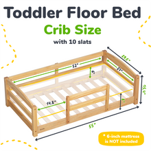 Load image into Gallery viewer, Floor Bed - Crib Size