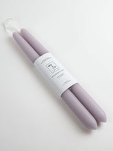 Load image into Gallery viewer, Lavender | Dipped Beeswax Taper Candles