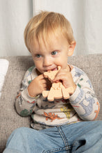 Load image into Gallery viewer, The Little Bamber - Pink - Natural Rubber & Baltic Amber Teething Toy