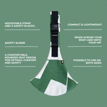 Load image into Gallery viewer, Toddler Carrier Green Graphic