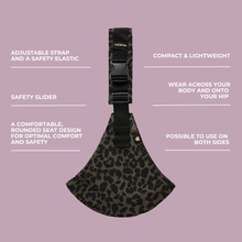 Load image into Gallery viewer, Toddler Carrier Leopard Print Grey