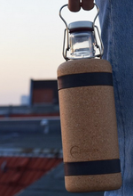 Load image into Gallery viewer, Cork Water Bottle Sleeve