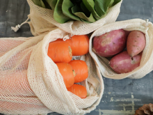 Load image into Gallery viewer, Set of 4 - Organic Cotton Produce Bags