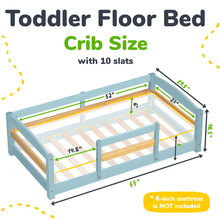 Load image into Gallery viewer, Floor Bed - Crib Size

