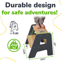 Load image into Gallery viewer, 2-Step Stool for Kids
