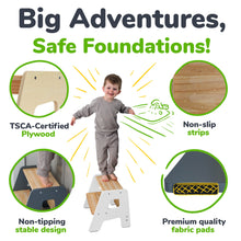 Load image into Gallery viewer, 2-Step Stool for Kids
