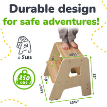 Load image into Gallery viewer, 2-Step Stool for Kids
