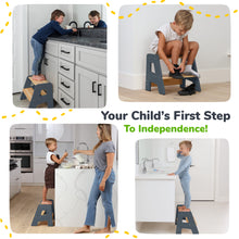 Load image into Gallery viewer, 2-Step Stool for Kids
