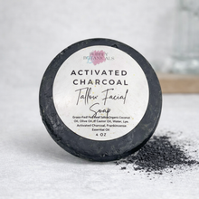 Load image into Gallery viewer, Handcrafted Tallow Soap - Charcoal Detox Facial Bar | Clear, Balanced Skin
