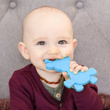 Load image into Gallery viewer, Little bamBAM Baby Teething Toy – Cyan
