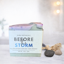 Load image into Gallery viewer, Handmade Tallow Soap - Before the Storm | Crisp Marine Scent
