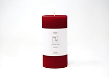 Load image into Gallery viewer, Berry Red | Beeswax Pillar Candle
