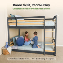 Load image into Gallery viewer, Solid Wood Kids Bunk Bed
