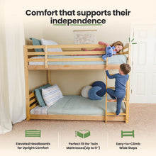 Load image into Gallery viewer, Solid Wood Kids Bunk Bed
