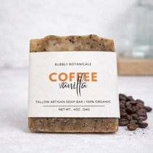 Load image into Gallery viewer, Handcrafted Tallow Soap - Coffee Vanilla | Gourmand Scent, Natural Coffee
