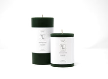 Load image into Gallery viewer, Forest Green | Beeswax Pillar Candle
