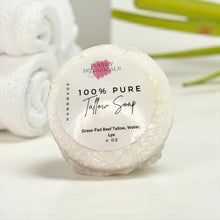 Load image into Gallery viewer, Handcrafted Tallow Soap - Pure Tallow | Unscented Gentle, Nourishing Skincare
